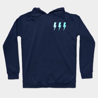 Blue Lightning bolts Hoodie